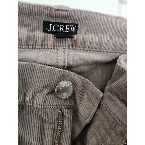 J. CREW gray corduroy pants 30"Waist sraight leg classic Loose Fit Preppy - Picture 8 of 9